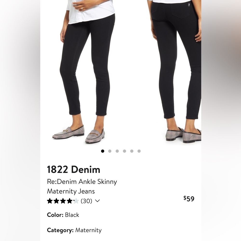 Nordstrom 1822 maternity denim